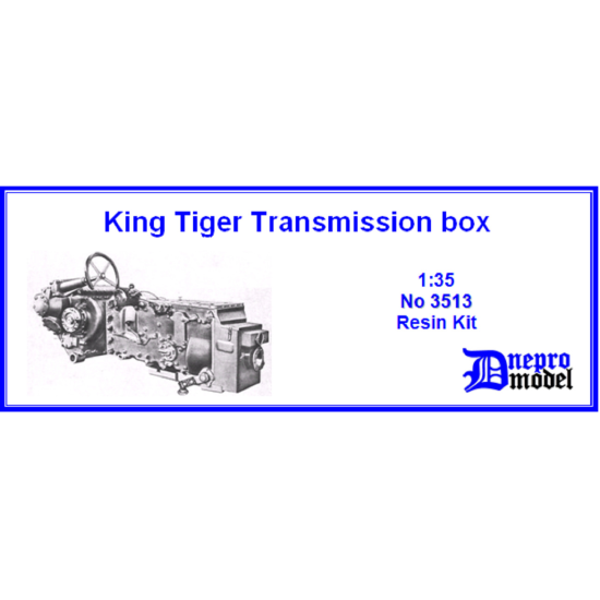 Dnepro Model DM3513 1/35, King Tiger transmissions box, scale model